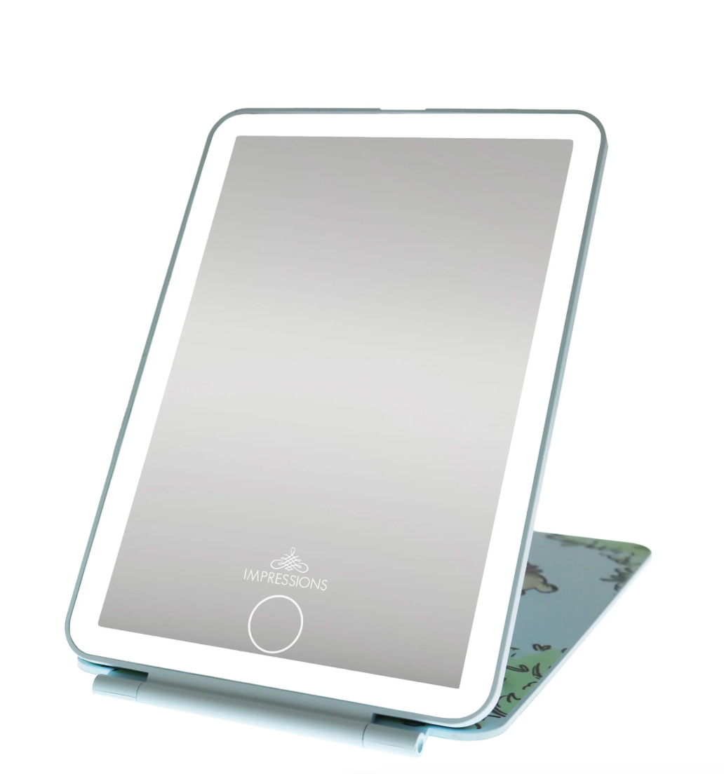 IMPRESSIONS VANITY X WINNIE THE POOH  - "CLASSIC SWING" TOUCH PAD MINI  LED MAKEUP MIRROR (1PC)