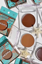 MOIRA - STAY GOLDEN CREAM BRONZER & CONTOUR - 3 PCS