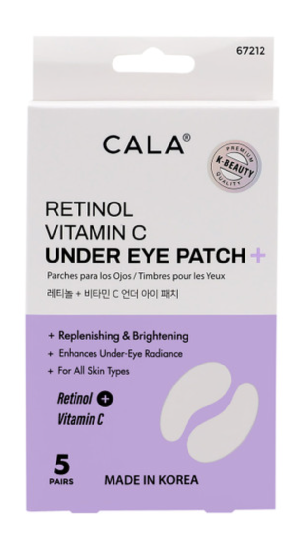 CALA - UNDER EYE PATCHES RETINPOL & VITAMIN C - 6PCS