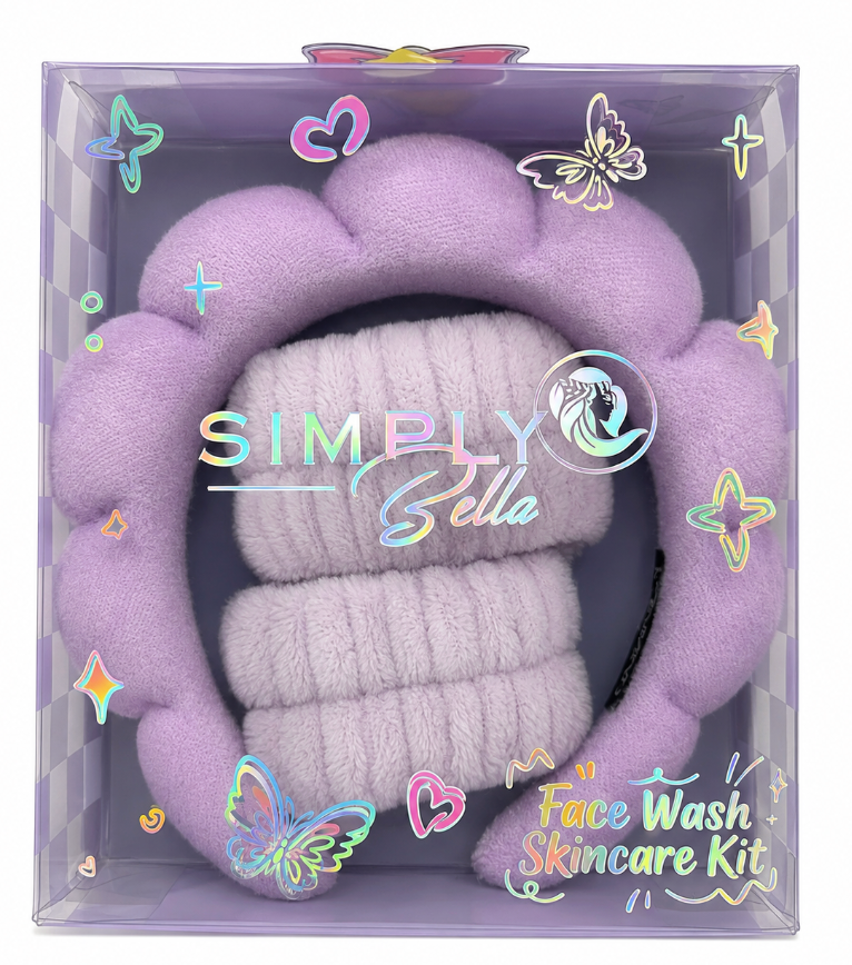 SIMPLY BELLA- FACE WASH SKINCARE KIT - NEW COLORS (1PC)