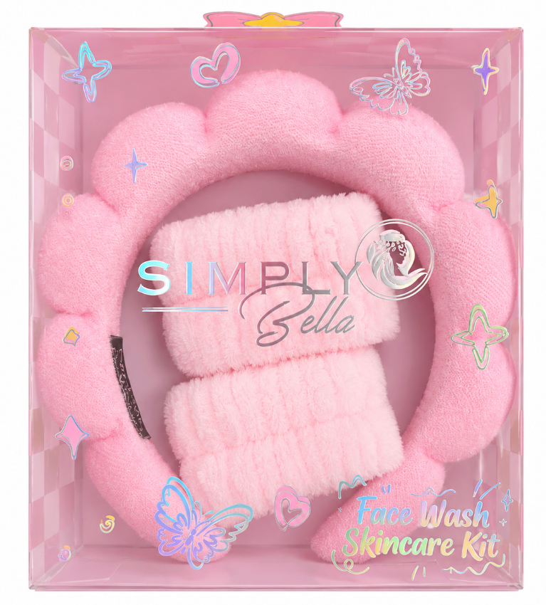 SIMPLY BELLA- FACE WASH SKINCARE KIT - NEW COLORS (1PC)