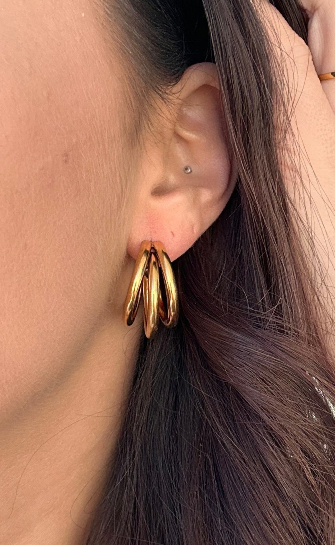 Smykkeli Copenhagen Øreringe / Hoops - Sevilla - Gold Colour