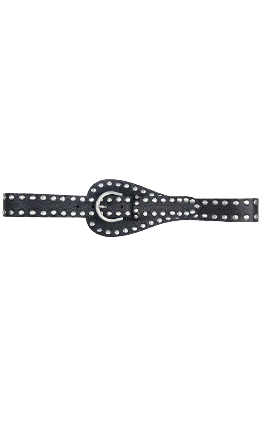 Tim & Simonsen Bælte - Dunja Stud - Black/Silver