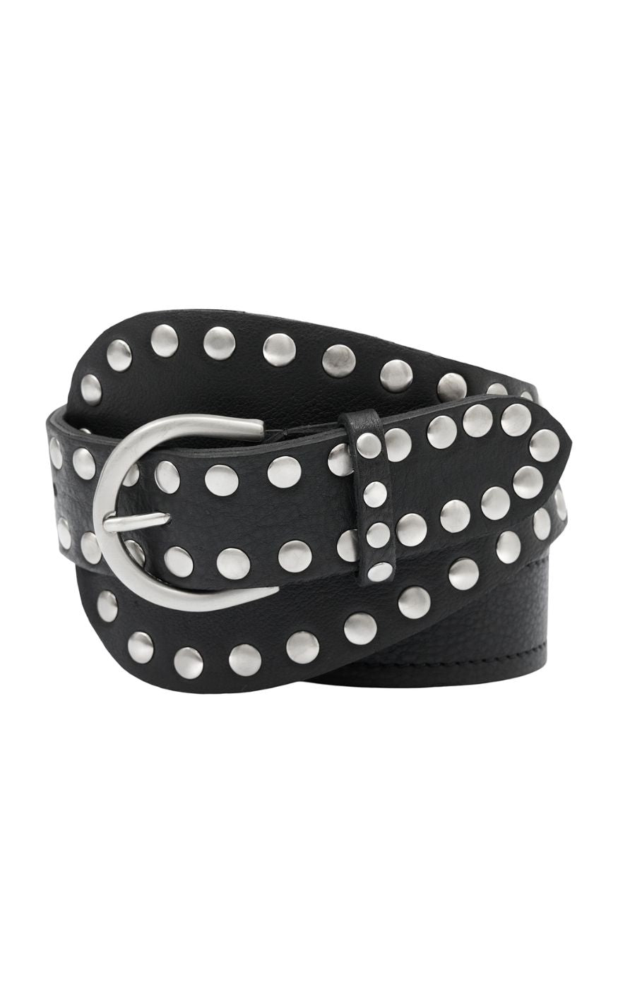 Tim & Simonsen Bælte - Dunja Stud - Black/Silver