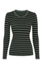Tim & Simonsen Bluse - Isa Frida - Nero/Olivia