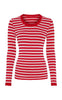 Tim & Simonsen Bluse - Isa Frida - Rosso/Bianco