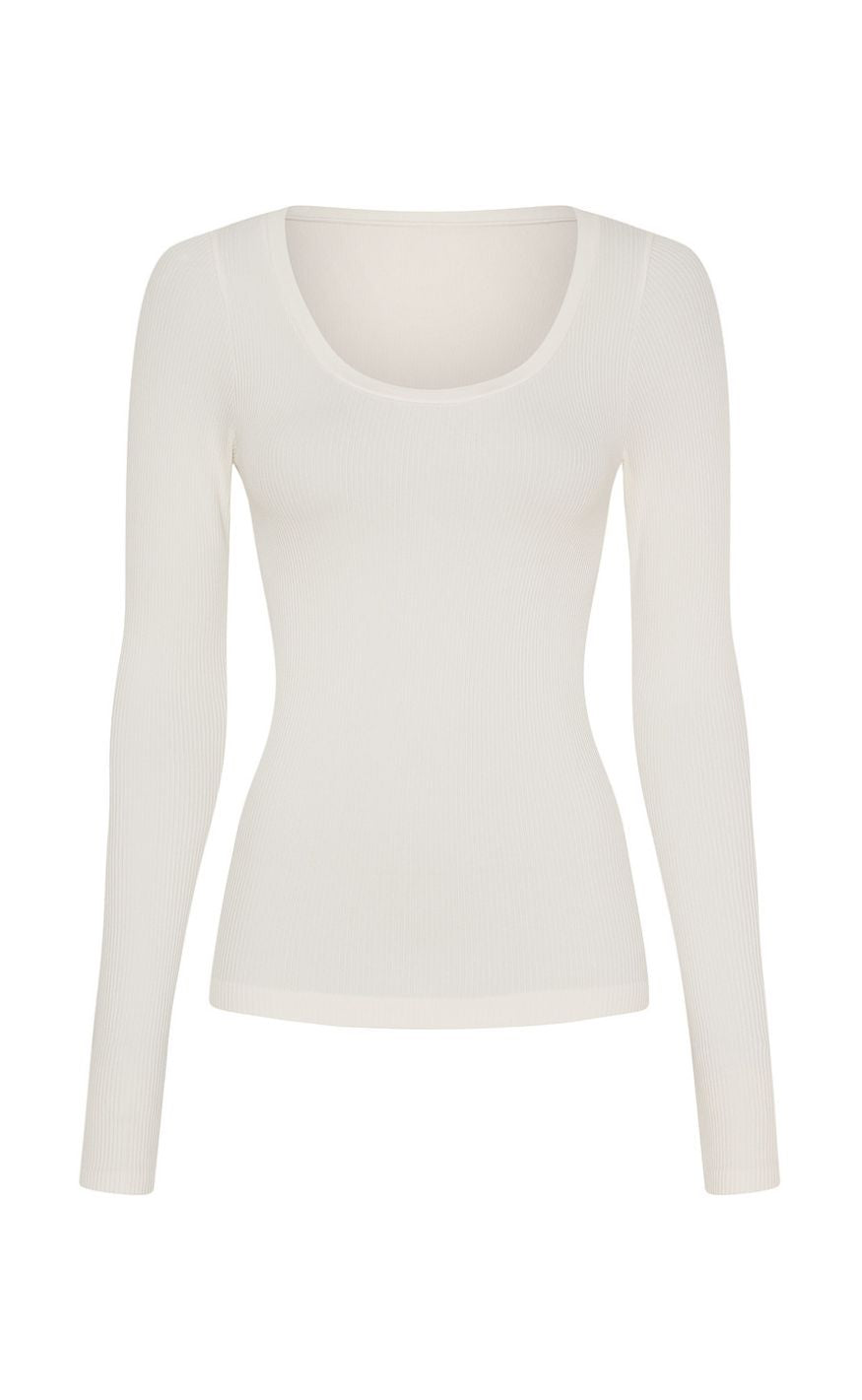 Tim & Simonsen Bluse - Linea Rib - Ivory