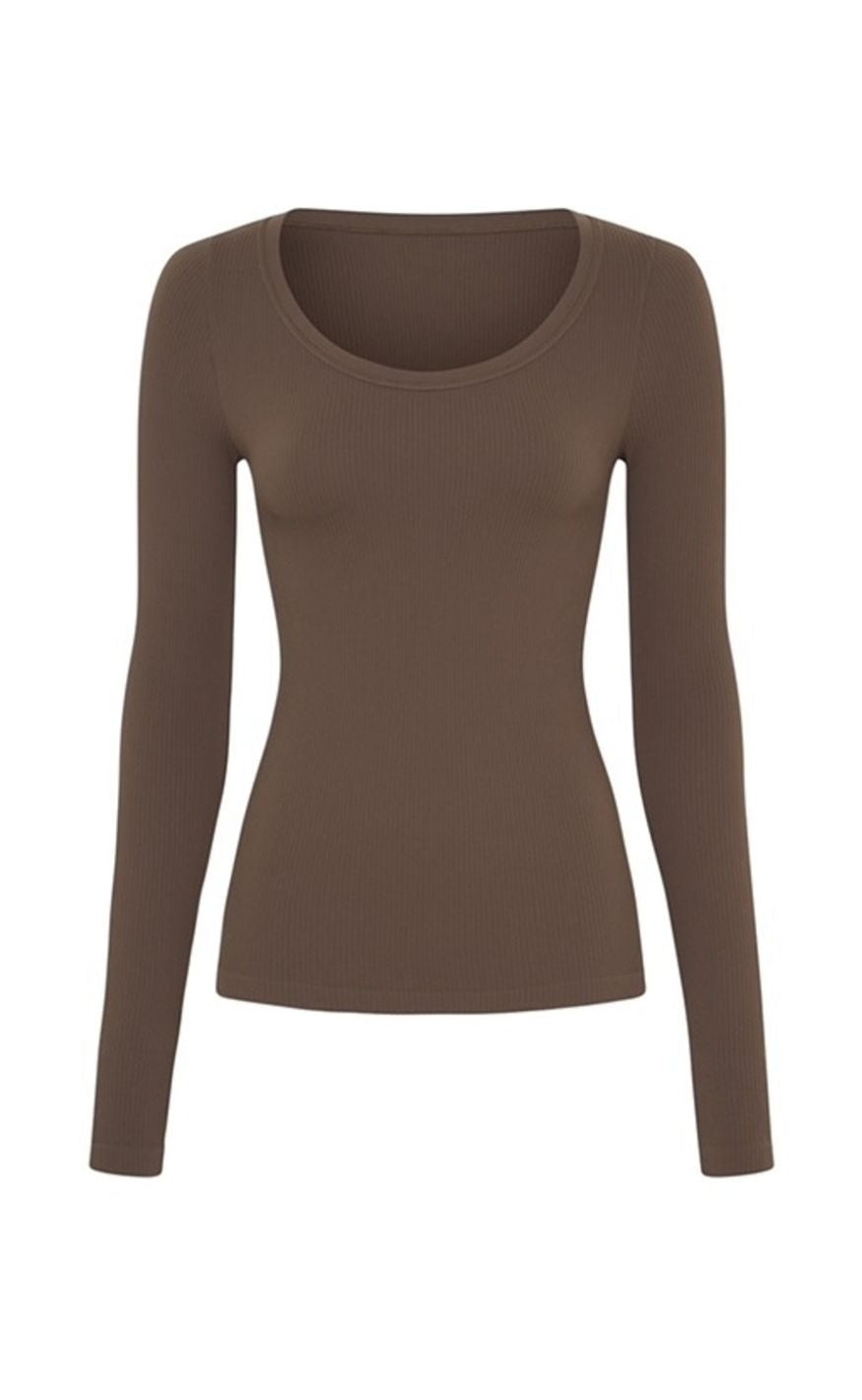 Tim & Simonsen Bluse - Linea Rib - Noce