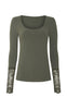 Tim & Simonsen Bluse - Mary - Olive