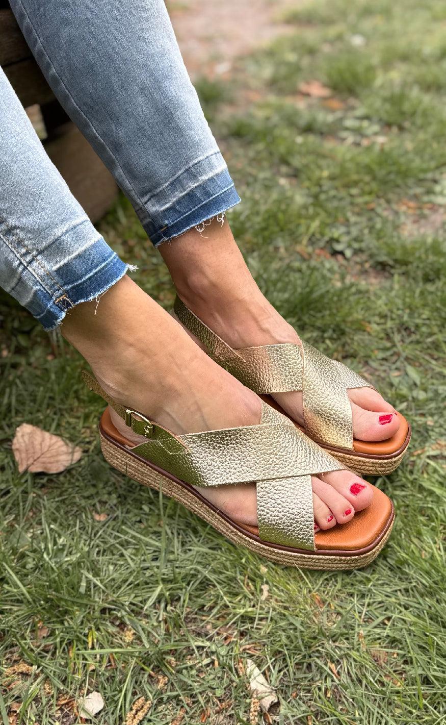 Tim & Simonsen Sandaler - Sussie - Platino