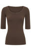 Tim & Simonsen Top - Frida SS - Caffe