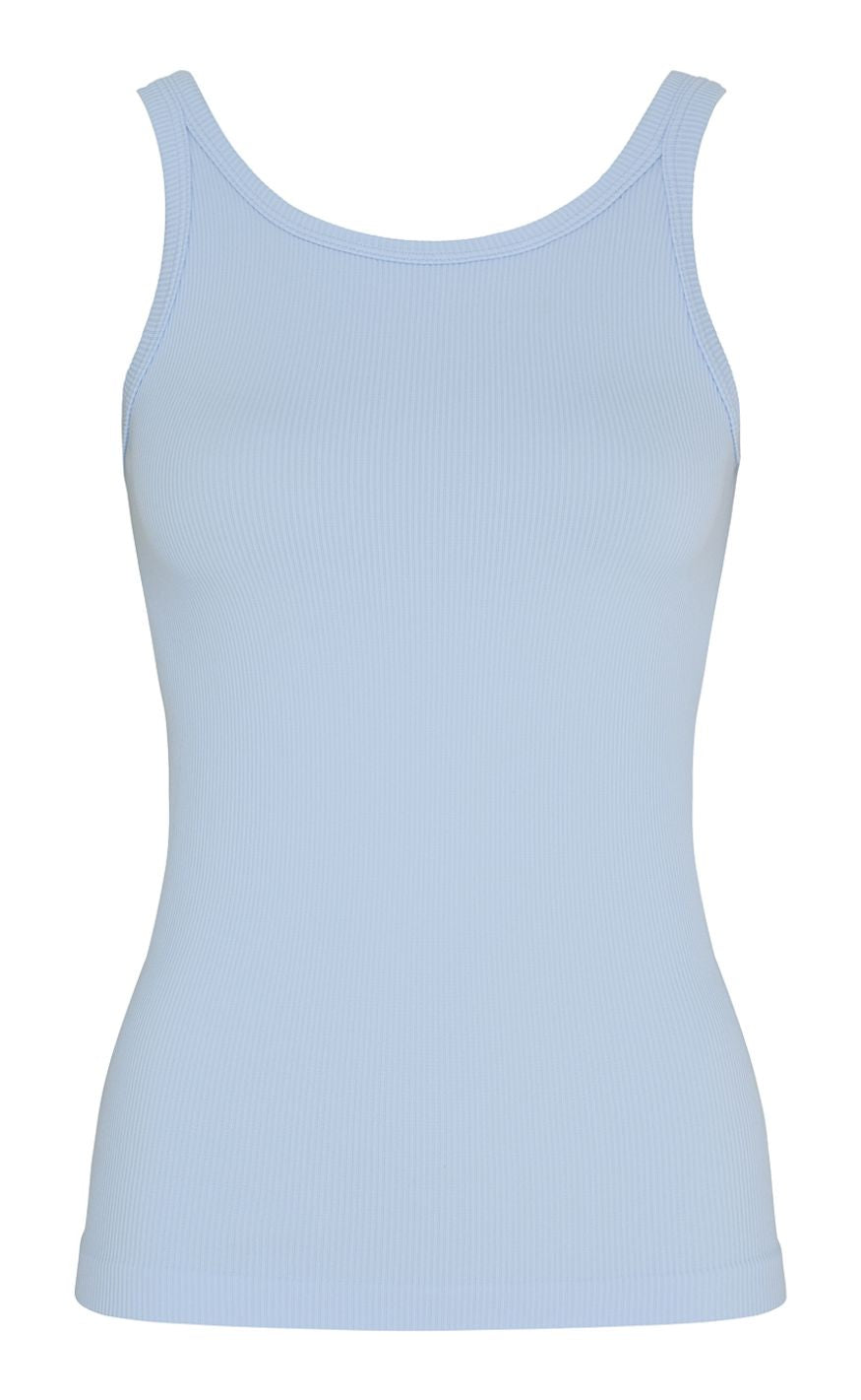 Tim & Simonsen Top - Lone Rib - Azzurro