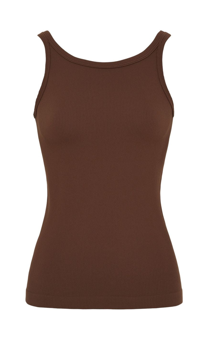 Tim & Simonsen Top - Lone Rib - Chiccolato