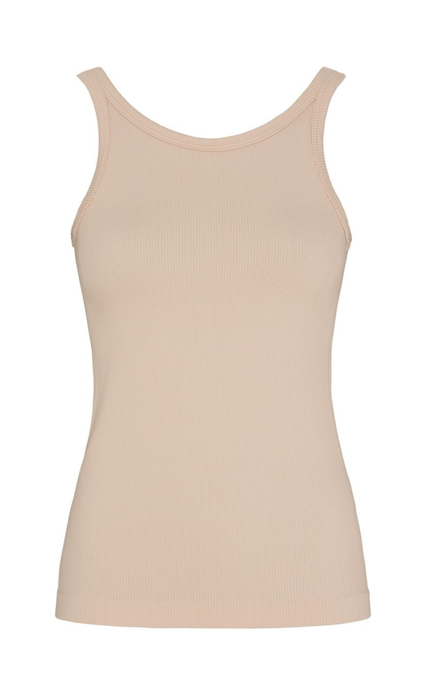 Tim & Simonsen Top - Lone Rib Tank - Cipria