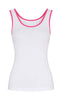 Tim & Simonsen Top - Marie Rib - Bianco/Bubble Flou