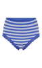 Tim & Simonsen Trusser - Isa Stripe Rib Midi Lace - Alaska/Bianco