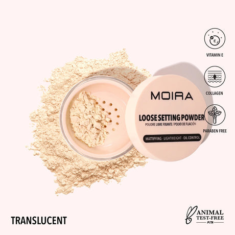 MOIRA - POLVO FIJADOR SUELTO - 3 UDS