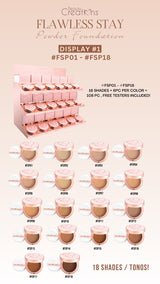 BEAUTY CREATIONS - FLAWLESS STAY POWDER FOUNDATION