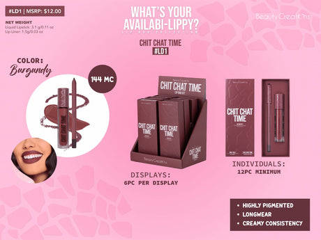 BEAUTY CREATIONS - WHATYOURAVAILABILIPPY LIP DUO SET