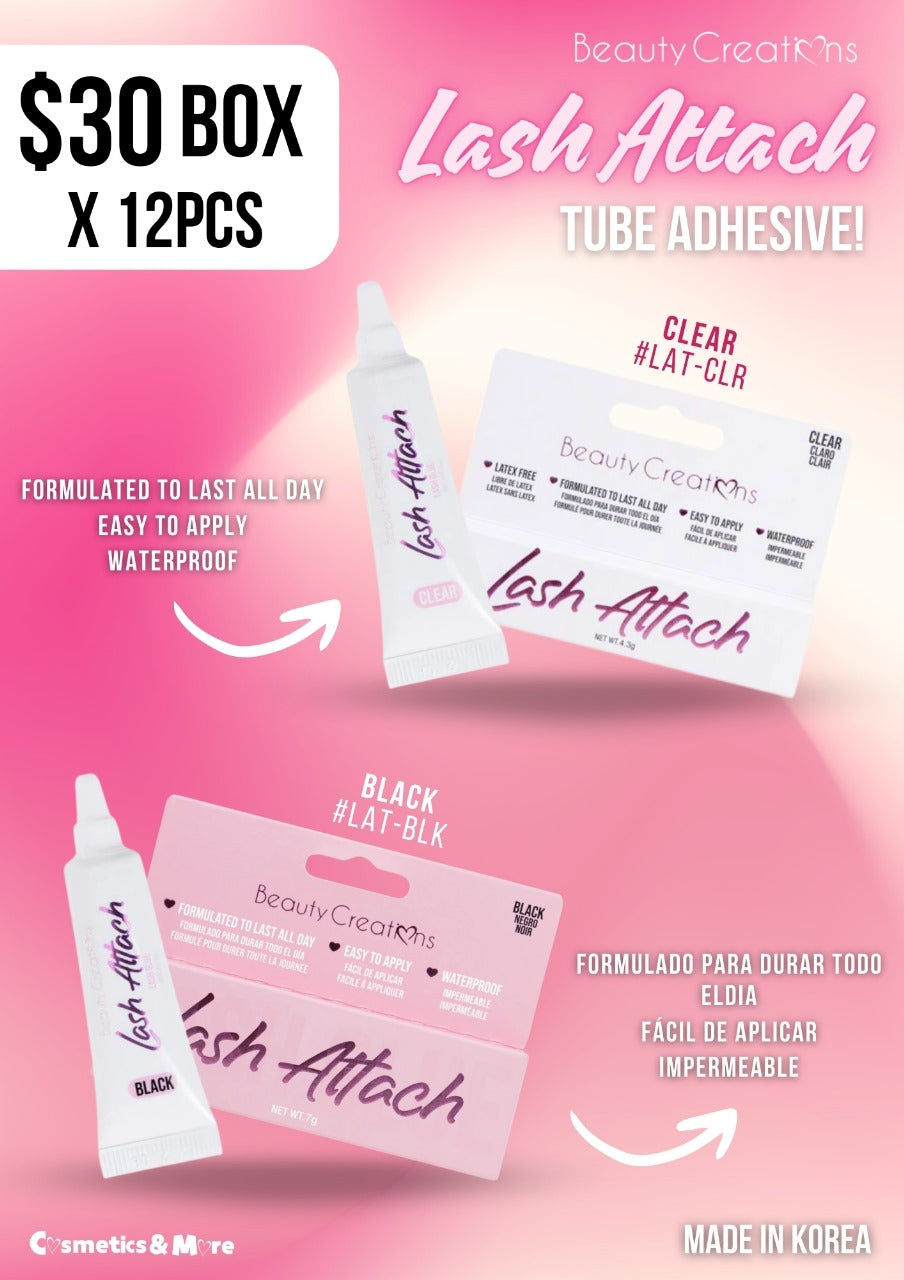 BEAUTY CREATIONS - LASH ATTACH TUBE ADHESIVE - 12PCS