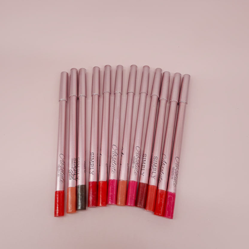 SIMPY BELLA- ABSOLUTE- LIP LINER- (12PCS) MIX BAG