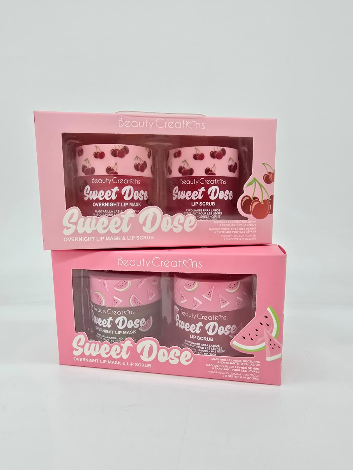 BEAUTY CREATIONS- SWEET DOSE- OVERNIGHT LIP MASK & LIP SCRUB- 1PC