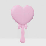 BEAUTY CREATIONS- HEART SHAPE W/ BOW- HANDHELD MIRROR- 1PC