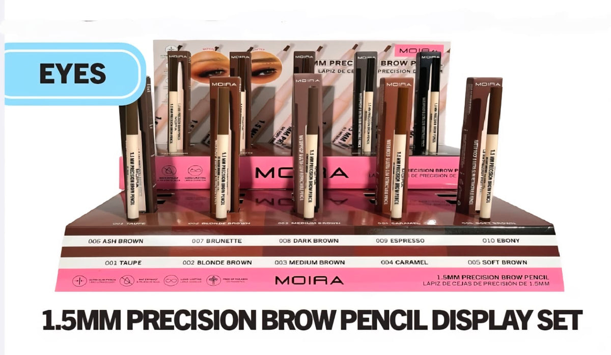 MOIRA- 1.5MM PRECISION BROW PENCIL- CARDBOARD DISPLAY