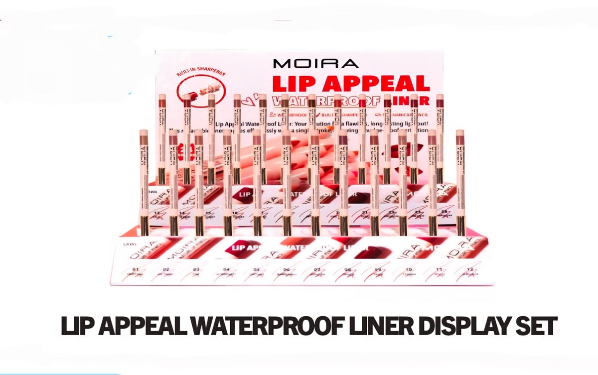 MOIRA- LIP APPEAL WATERPROOF LINER - CARDBOARD DISPLAY