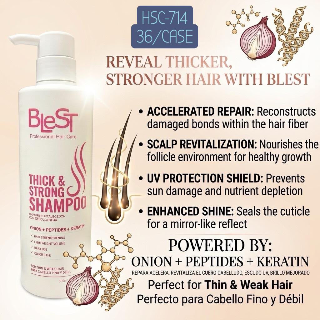 BLEST - THICK & STRONG - SHAMPOO - (1PC)