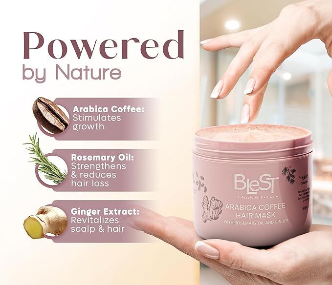 BLEST- ARABICA COFFEE- HAIR MASK- (1PC)