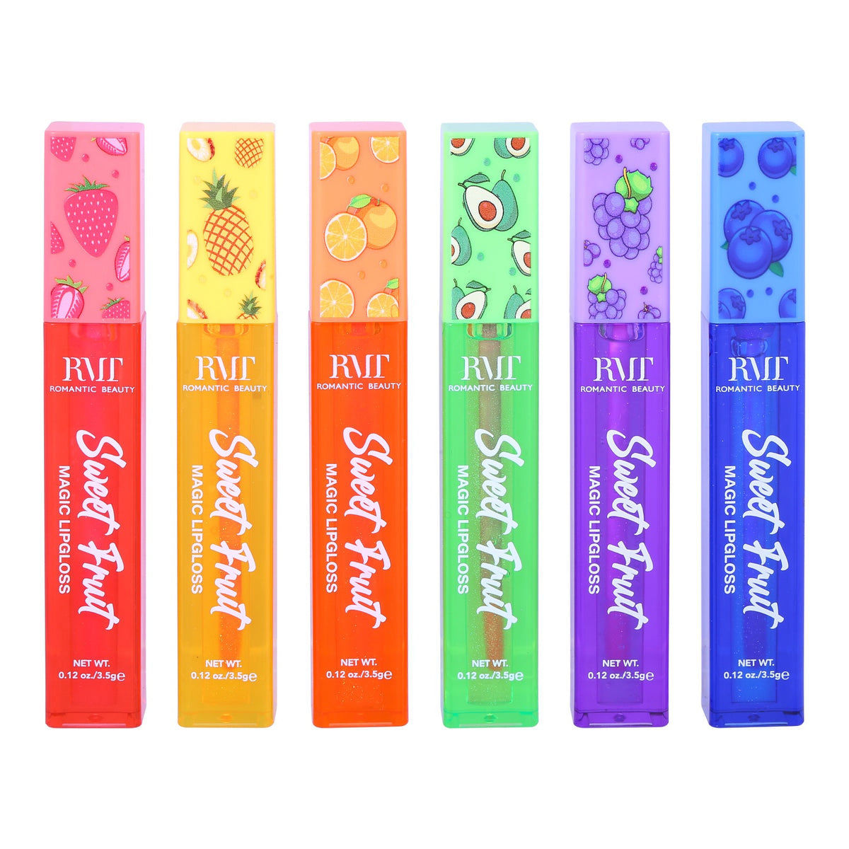 ROMANTIC BEAUTY- SWEET FRUIT- MAGIC LIPGLOSS- DISPLAY(24PCS)