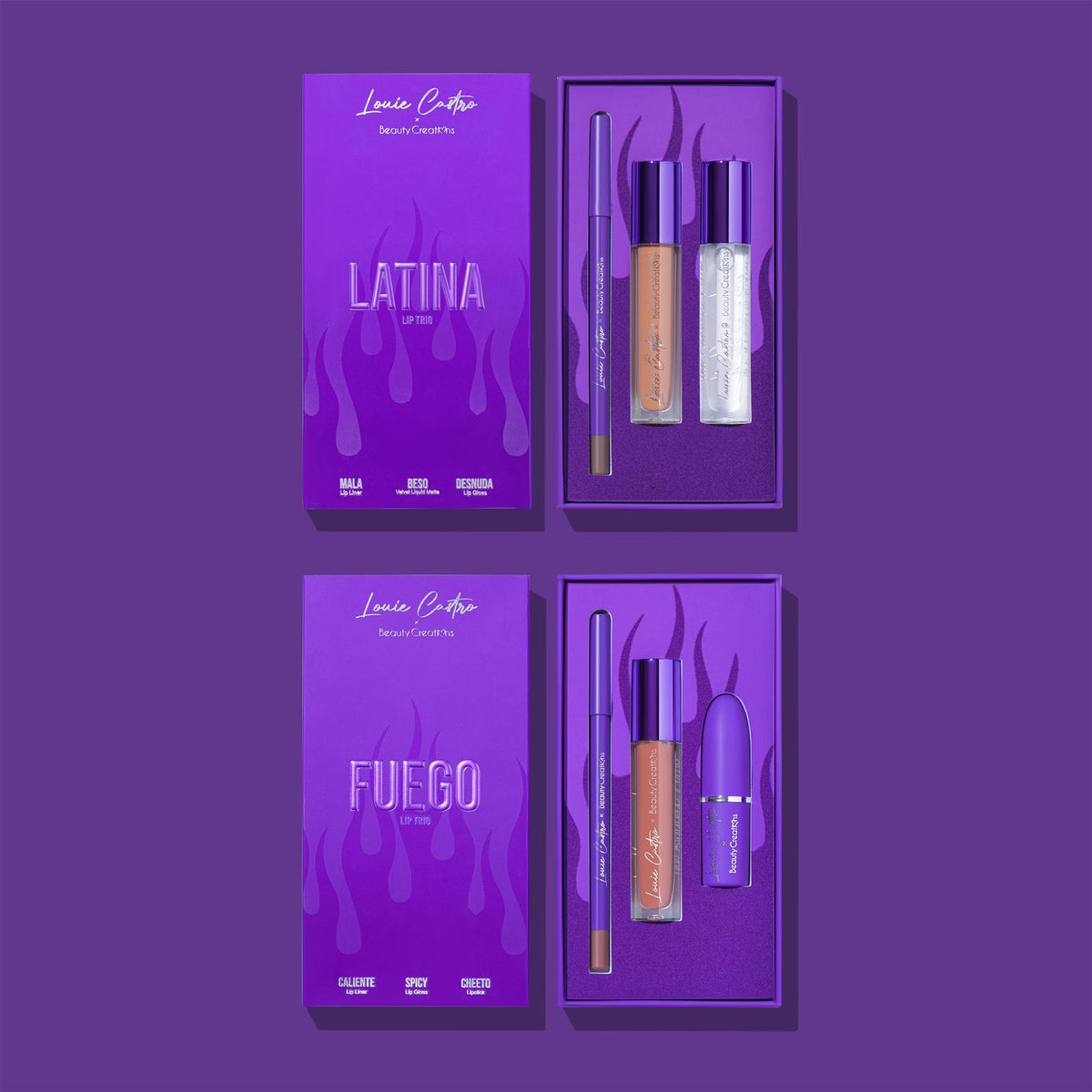 BEAUTY CREATIONS - LOUIE CASTRO - TRIO DE LABIOS