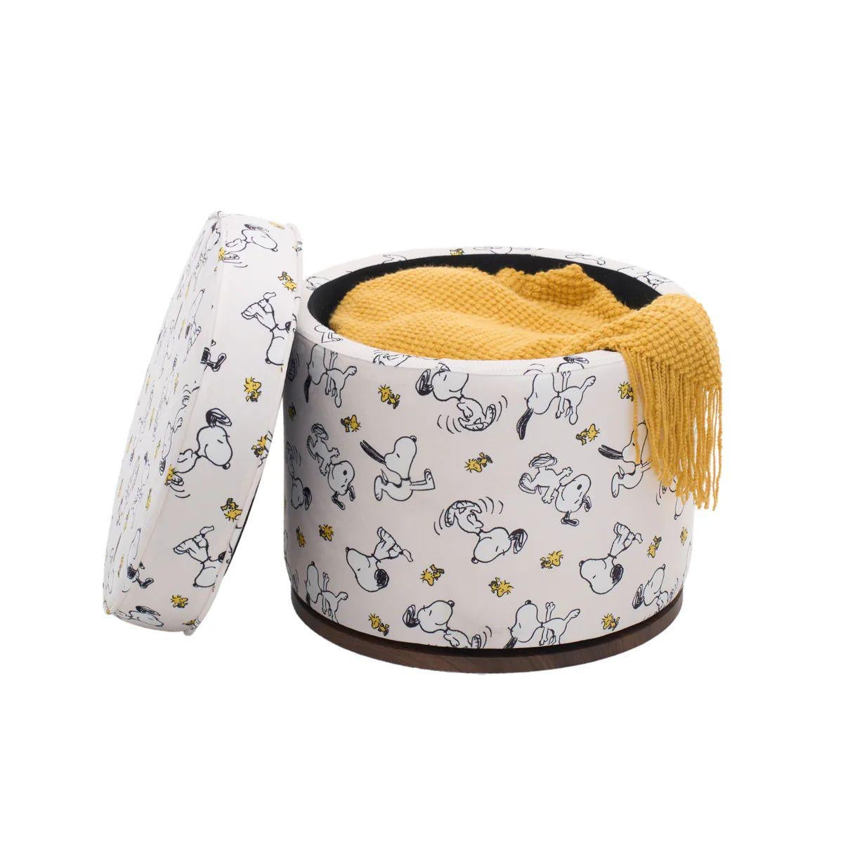 IMPRESSIONS VANITY - SNOOPY VANITY STORAGE OTTOMAN (1PC)