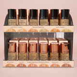 BEAUTY CREATIONS - BASE DE MAQUILLAJE FLAWLESS STAY - NEW PRO - (EXHIBIDOR DE MOSTRADOR - 72 PIEZAS + PROBADORES GRATIS)