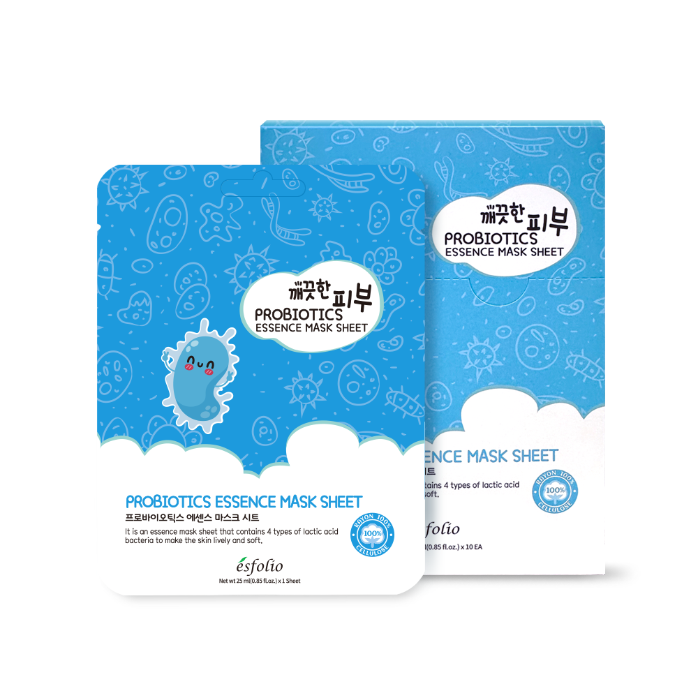 ESFOLIO - PROBIOTICS ESSENCE MASK SHEET 10 PCS