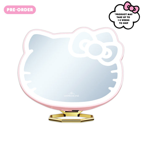IMPRESSIONS VANITY X HELLO KITTY - LED POCKET MIRROR WITH RING STAND
