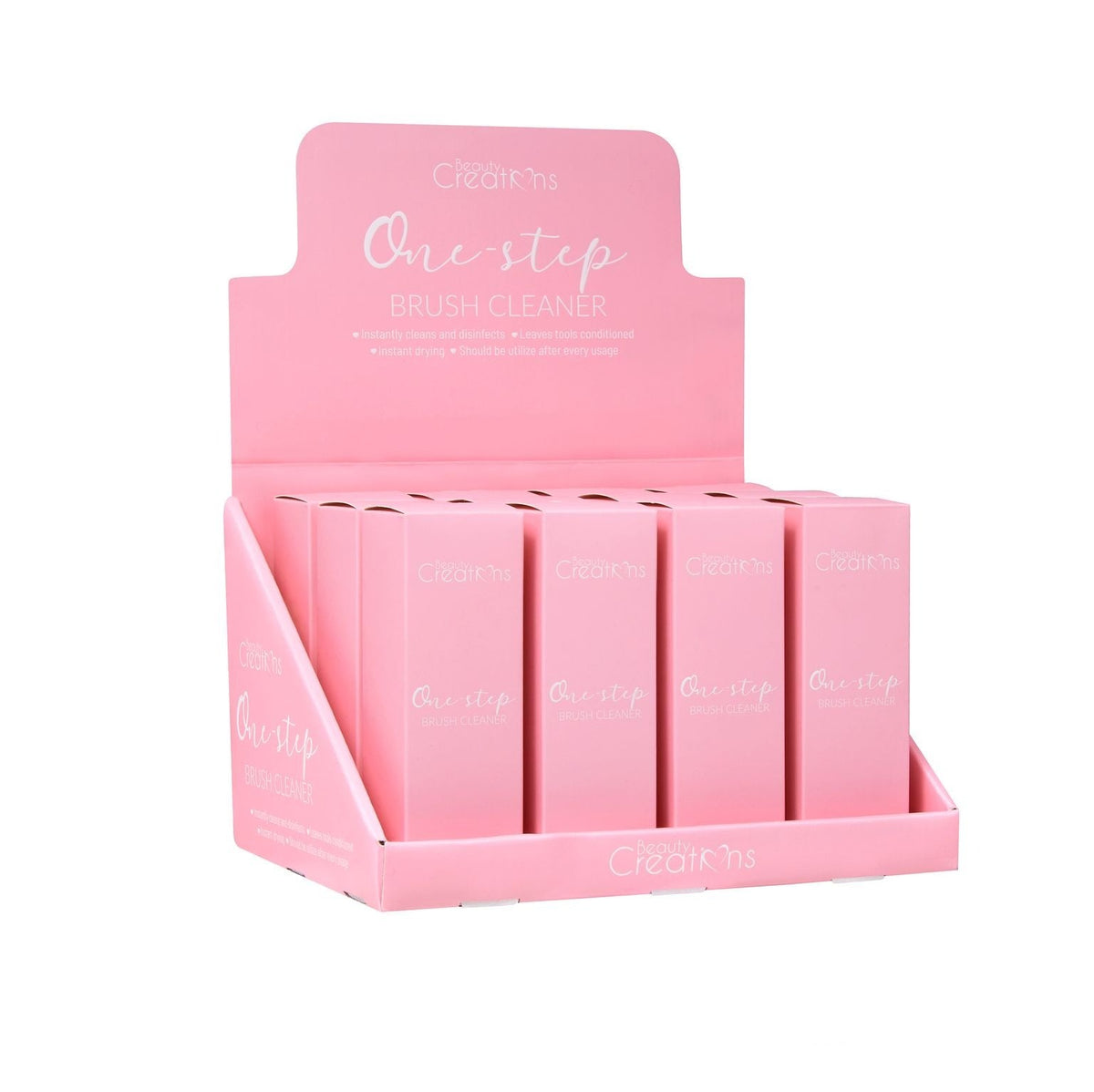 BEAUTY CREATIONS - LIMPIADOR DE CEPILLOS - DISPLAY