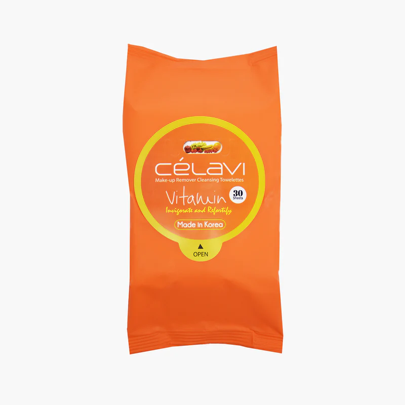 CELAVI - CLEANSING WIPES - 6PCS ( NEW FLAVORS)