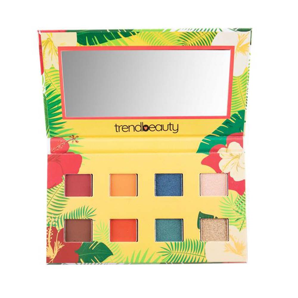 TREND BEAUTY - EYESHADOW 8 COLOR  PALETTE - SUMMER VIBES(DISPLAY 6 PCS)
