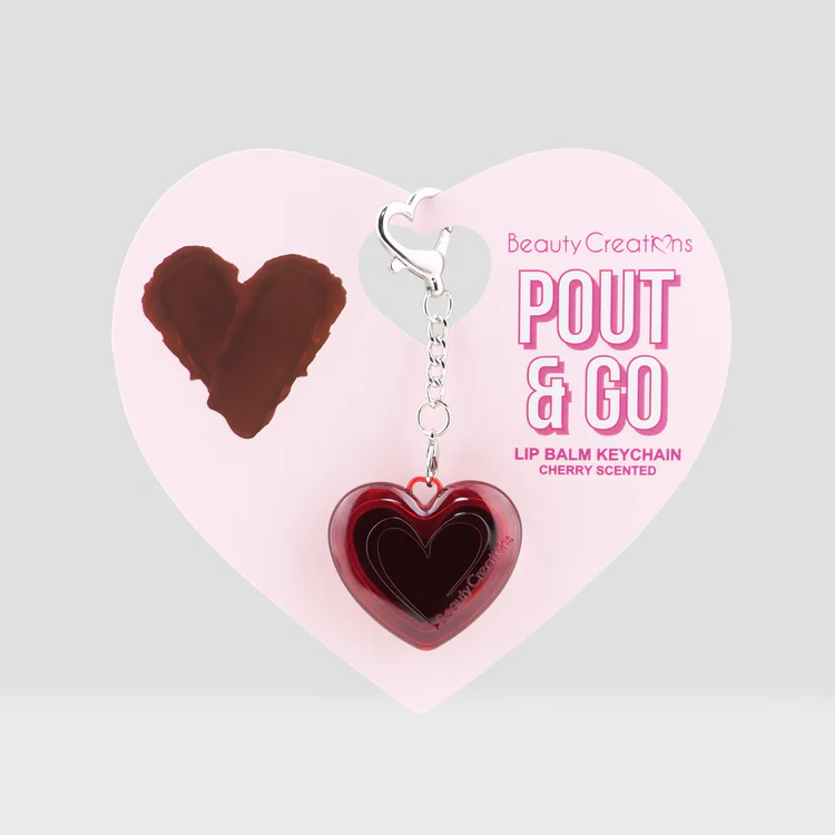 BEAUTY CREATIONS - POUT & GO LIP BALM KEYCHAIN -(6PCS)