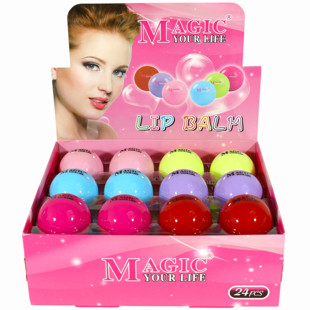 MAGIC YOUR LIFE - LIP BALM- DISPLAY(24 PCS)