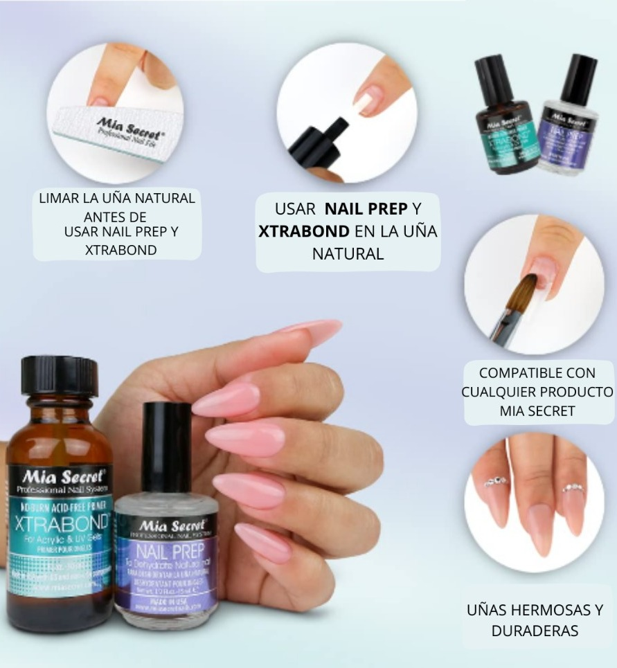 MIA SECRET- XTRABOND FOR ACRILIC & UV GELS (1PC)