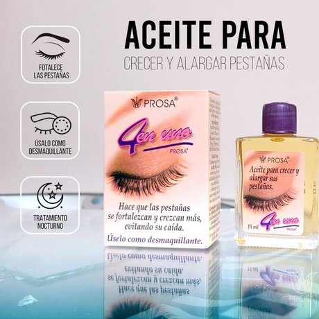 PROSA - HUILE POUR POUSSER ET ALLONGER LES CILS (3PC)