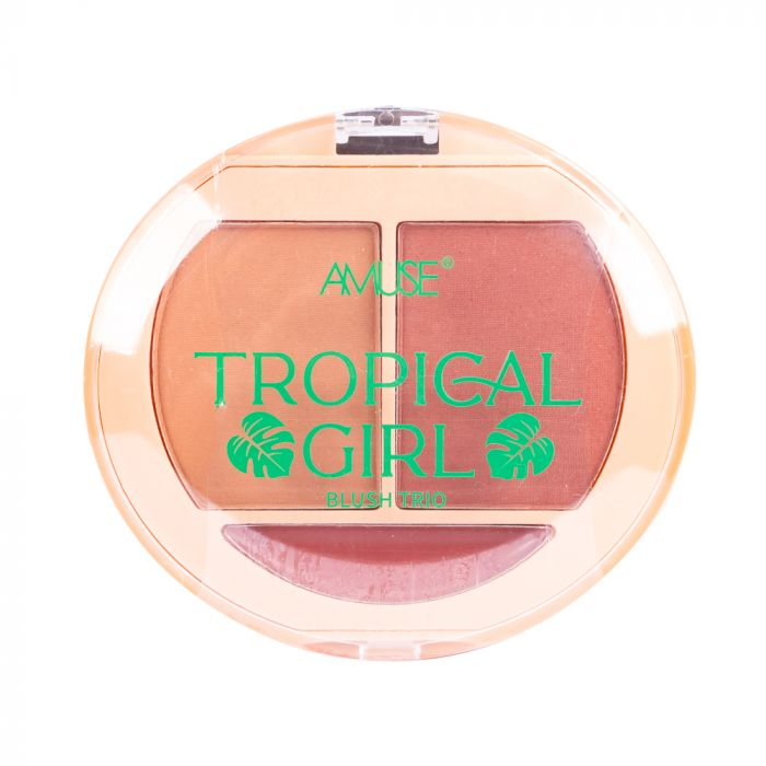 AMUSE - TROPICAL GIRL BLUSH TRIO DISPLAY (24PCS)