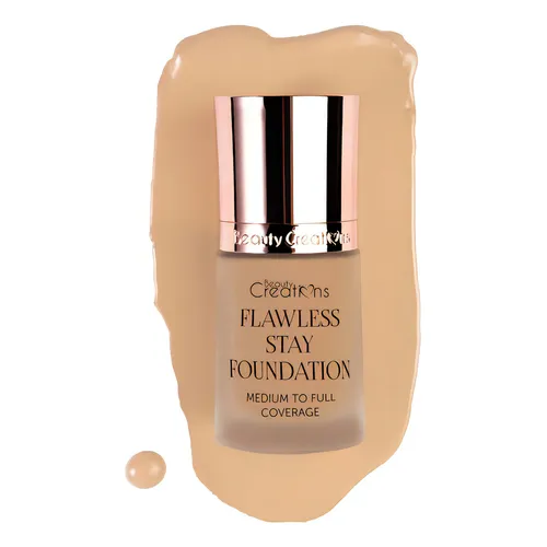BEAUTY CREATIONS - BASE DE MAQUILLAJE FLAWLESS STAY - NEW PRO - (EXHIBIDOR DE MOSTRADOR - 72 PIEZAS + PROBADORES GRATIS)