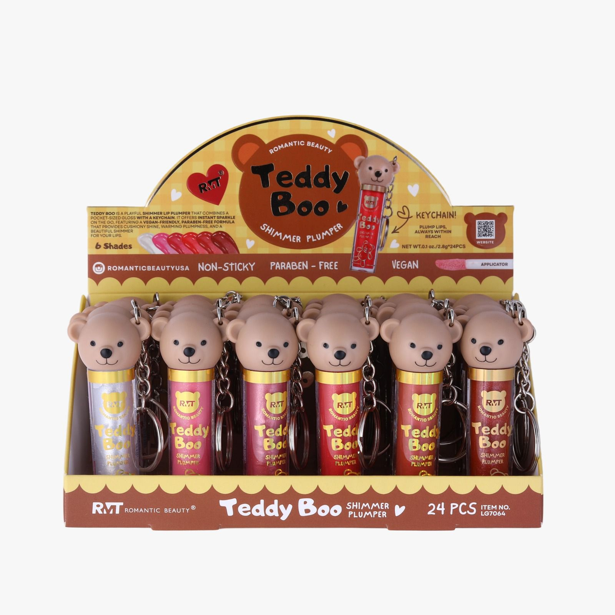 ROMANTIC BEAUTY - TEDDY BOO - SHIMMER PLUMPER (24PCS)