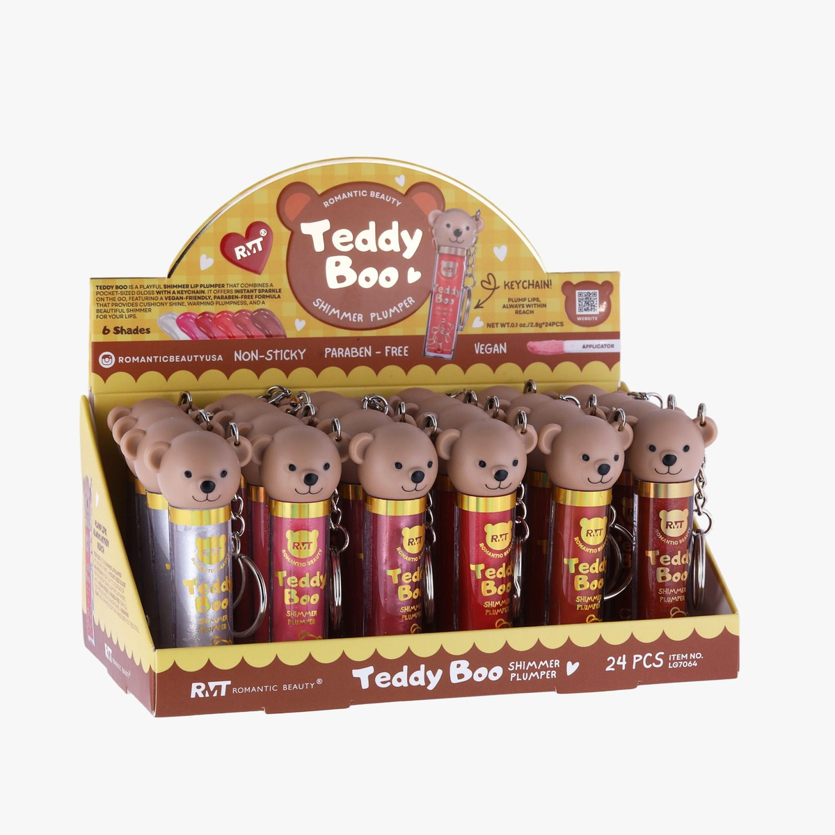 ROMANTIC BEAUTY - TEDDY BOO - SHIMMER PLUMPER (24PCS)