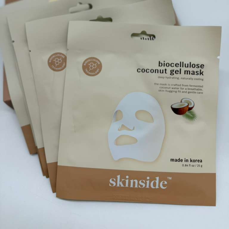 SKINSIDE - BIOCELLULOSE COCONUT GEL MASK - KOREAN PRODUCT - 1 BOX(5 MASK)