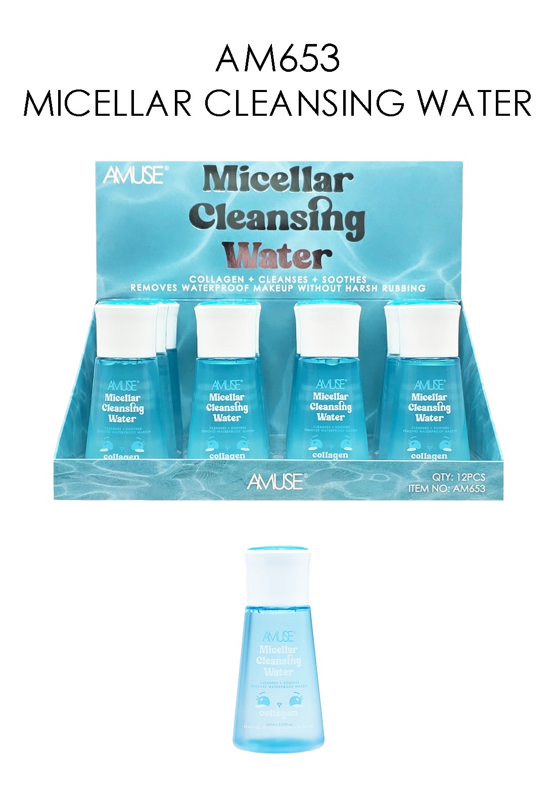 AMUSE - MICELLAR CLEANSING WATER (12PCS)